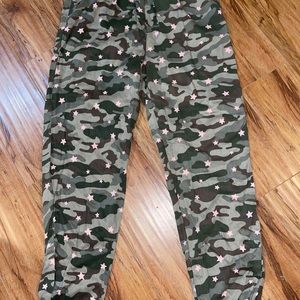 Army jogging pants‎ pink stars 100% Rayon